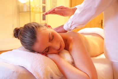 Thai spa oil massage